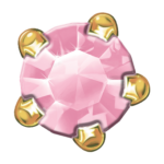 9ct - Claw Set - Pink Zirconia