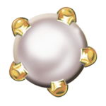 9ct - Claw Set - Created Pearl