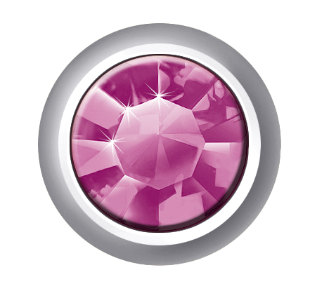 Polished White - Regular Bezel Set - Amethyst - SII-CRW102 Polished White - Regular Bezel Set - Amethyst