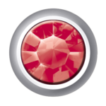 Polished White - Regular Bezel Set - Light Siam