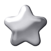 Polished White - Plain Star