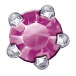 Polished White - Claw Set - Amethyst