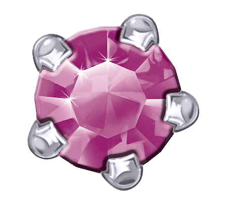 Polished White - Claw Set - Amethyst - SII-CRW602 Polished White - Claw Set - Amethyst