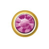 24ct Gold Plated Mini Birthstones (February / Amethyst)