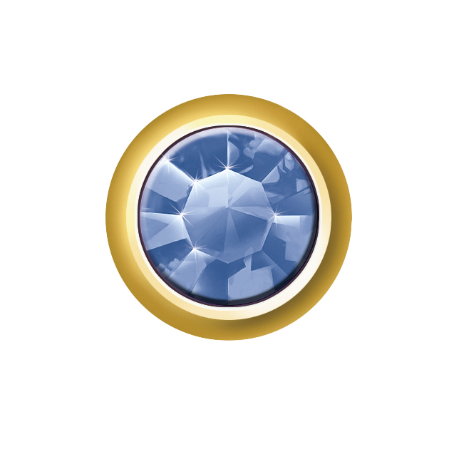 24ct Gold Plated Mini Birthstones (September / Sapphire) 1 24ct Gold Plated Mini Birthstones (September / Sapphire)