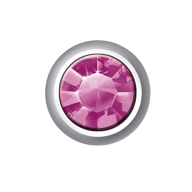 Polished White Mini Birthstones (February / Amethyst) 1 Polished White Mini Birthstones (February / Amethyst)