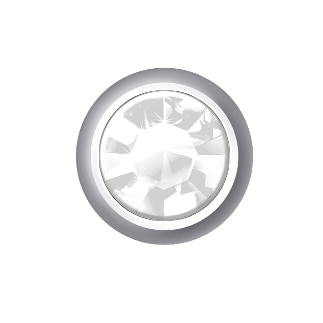 Polished White Mini Birthstones (April / Crystal) 1 Polished White Mini Birthstones (April / Crystal)