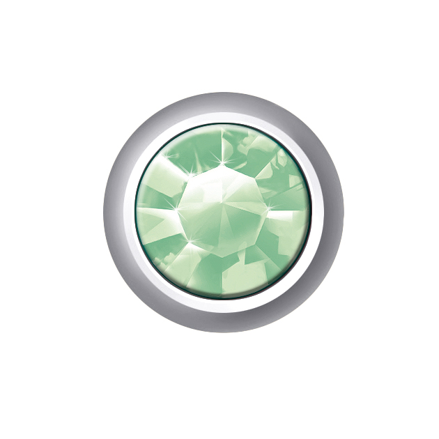 Polished White Mini Birthstones (August / Peridot) 1 Polished White Mini Birthstones (August / Peridot)