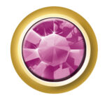 24ct Gold Plated Birthstones (February / Amethyst)