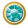 24ct Gold Plated Birthstones (December / Blue Zircon)