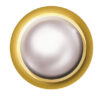 24ct Gold Plated Imitation Pearl (White)