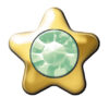 24ct Gold Plated Star Stones (August / Peridot)