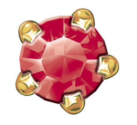 24ct Gold Plated Claw Sets (July / Light Siam) 1 24ct Gold Plated Claw Sets (July / Light Siam)