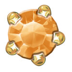 24ct Gold Plated Claw Sets (November / Topaz)