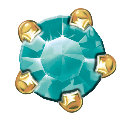 24ct Gold Plated Claw Sets (December / Blue Zircon) 1 24ct Gold Plated Claw Sets (December / Blue Zircon)