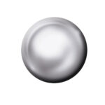 Polished White Plain Domed Head