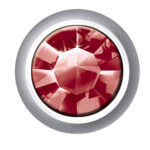 Pierres de naissance blanches polies (janvier / Siam)