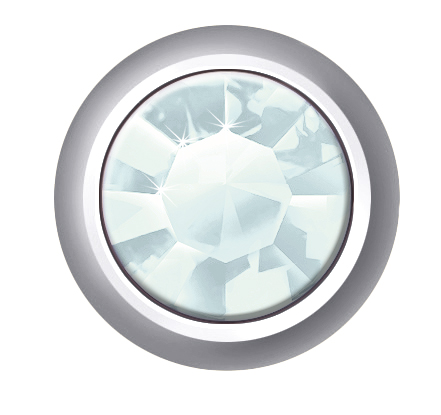 Polished White Birthstones (Mar / Aquamarine) 1 Polished White Birthstones (Mar / Aquamarine)
