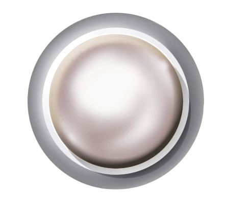 Polished White Imitation Pearl (White) 1 Polished White Imitation Pearl (White)