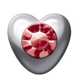 Pierres de coeur blanches polies (janvier / Siam)