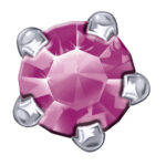 Polished White Claw Sets (February / Amethyst)