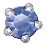 Polished White Claw Sets (September / Sapphire)