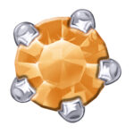 Sets de griffes blanches polies (novembre / topaze)