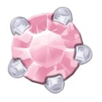 Sterling Silver - Claw Set - Pink Zirconia